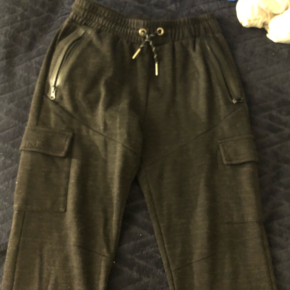Black jogger sweatpants